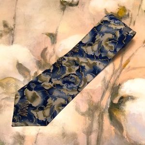 Oscar delarenta silk tie